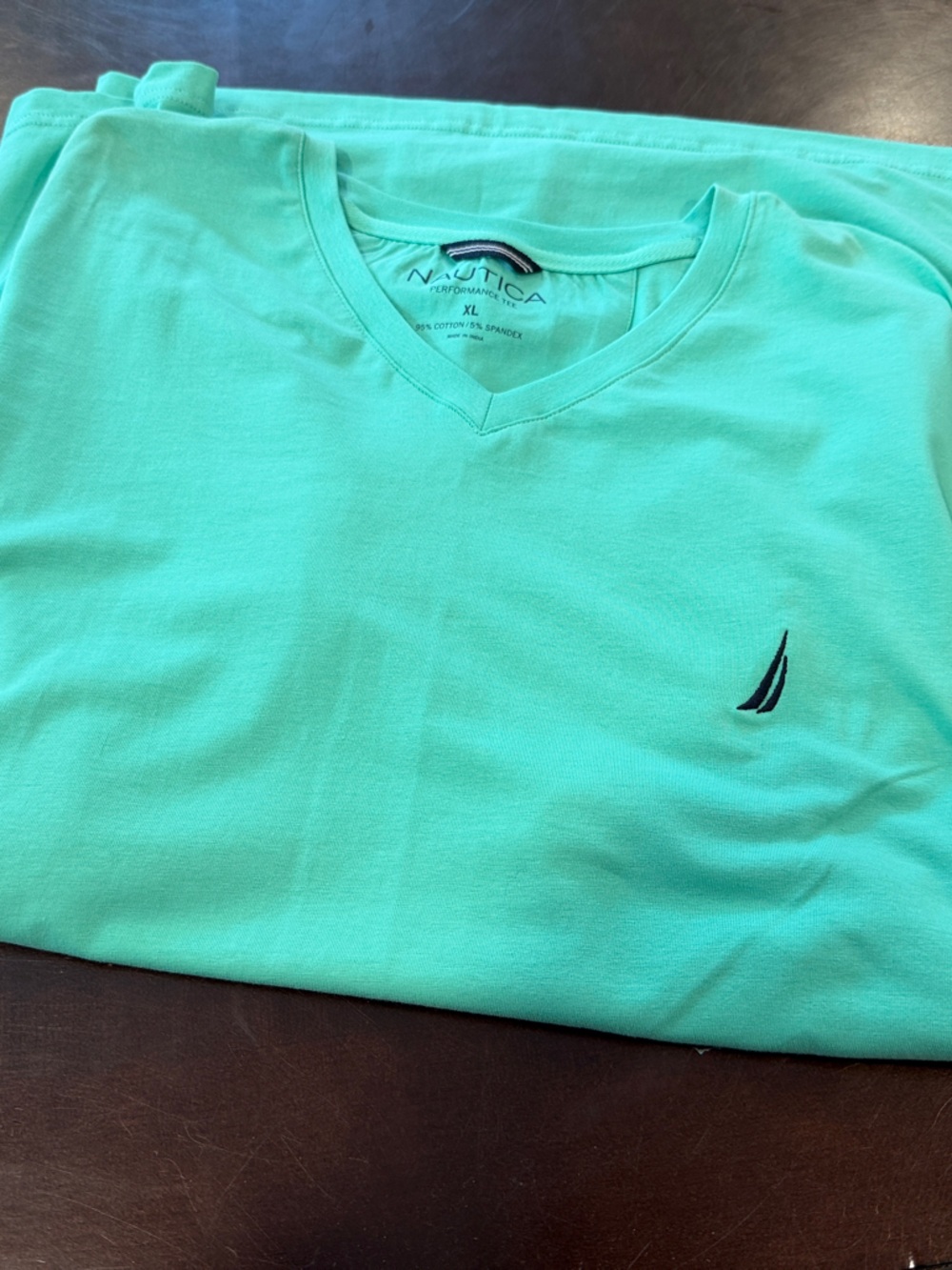 Nautica Seafoam Green Short Sleeve Crewneck Tee xl